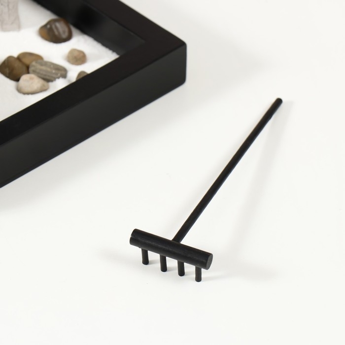 Сад камней Дзен "Каменный мост" песок 16,5х16,5х4 см