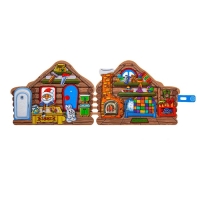 Развивающая книжка из фетра &laquo;Домик Дедушки Мороза&raquo;