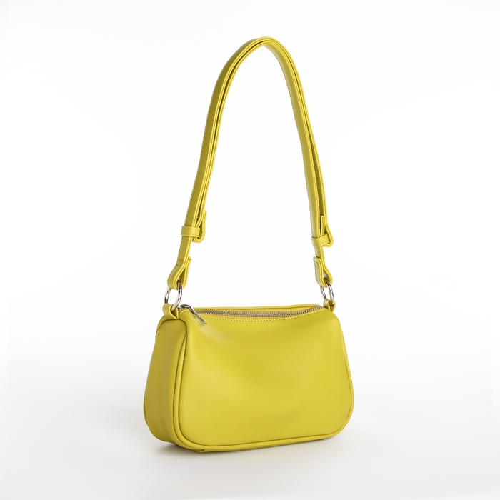 Сумка женская кросс-боди на молнии, цвет салатовый Сумка женская кросс-боди на молнии, цвет салатовый