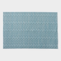 Салфетки сервировочные на стол Доляна, 4 шт, 45&times;30 см, цвет лазурный