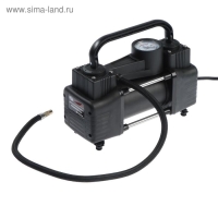 Компрессор автомобильный, двухцилиндровый Autovirazh 75 л/мин с манометром AV-010750 Компрессор автомобильный, двухцилиндровый Autovirazh 75 л/мин с манометром AV-010750