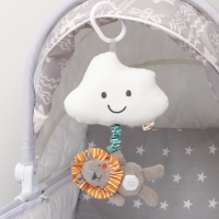 Подвеска музыкальная «Львенок Леон», с пищалкой, на кроватку, коляску, Крошка Я Подвеска музыкальная «Львенок Леон», с пищалкой, на кроватку, коляску, Крошка Я