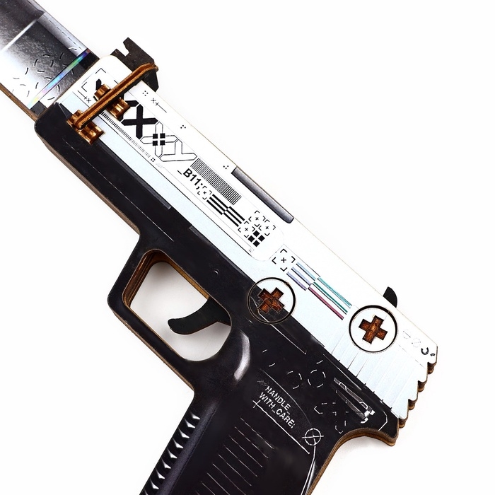 Деревянное оружие, детское сувенирное &laquo;Император&raquo;, автомат, пистолет, нож охотничий, набор 3 шт