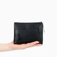 Кошелек жен 13-01-01 Июнь2509, 15*0,5*11 см, отд на молнии, черный