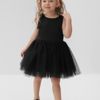 Платье нарядное детское MINAKU: PartyDress цвет чёрный, рост 122