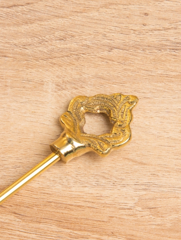 Гаситель для свечей &laquo;Колокольчик&raquo;, латунь, 25 см