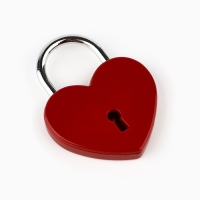 Замок свадебный с ключом &laquo;Ты+Я=Семья&raquo;.