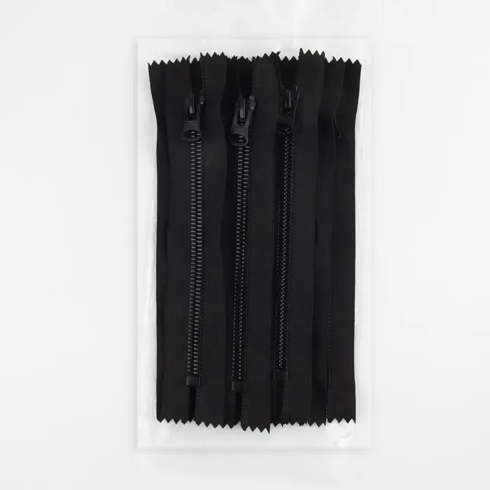 Молния &laquo;Трактор&raquo;, №8, неразъёмная, замок автомат, 18 см, чёрная