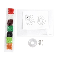 Вышивка бисером. Брошь &laquo;Корги и авокадо&raquo;, набор для творчестваа