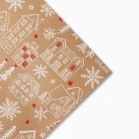 Набор упаковочной бумаги &laquo;Новогодняя&raquo;, 4 листа, 70 &times; 100 см