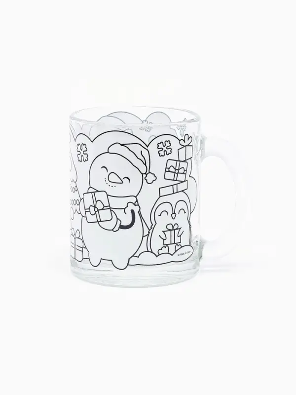 Кружка раскраска + игрушка "Дед мороз" старый 9770491   10963458