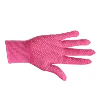 Перчатки садовые, нейлоновые, с нитриловым полуобливом, размер 10, оранжевые, Greengo