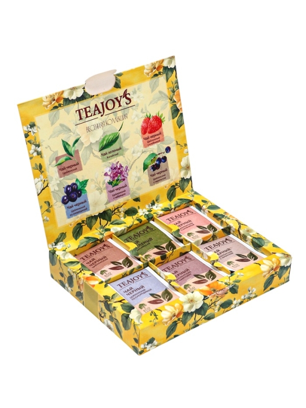 Чай ассорти TeaJoy`S, 6 вкусов, 30 пакетиков