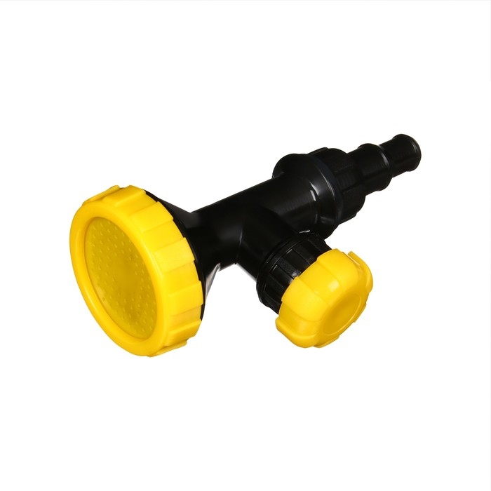 Насадка для полива, 1/2"&minus;3/4" (12 мм&minus;19 мм), с краном, пластик, "ДУШ"