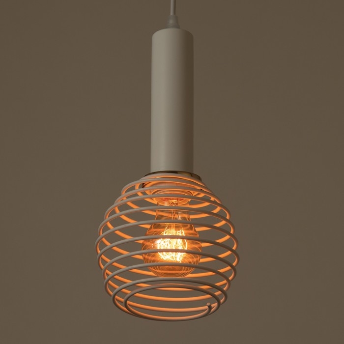 Светильник BayerLux "Берто" Е27 40Вт белый 14х14х30-130 см