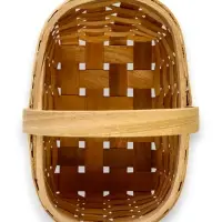 Корзина плетеная 22 х 15,5 х 12 см ручка h=13 см секвойя