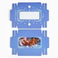 Коробка для шоколада &laquo;Снежная сказка&raquo;, с окном, 16.4 х 8.4 х 1.7 см