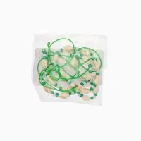 Ожерелье "Халия" длина 35 см, цв. зелёный