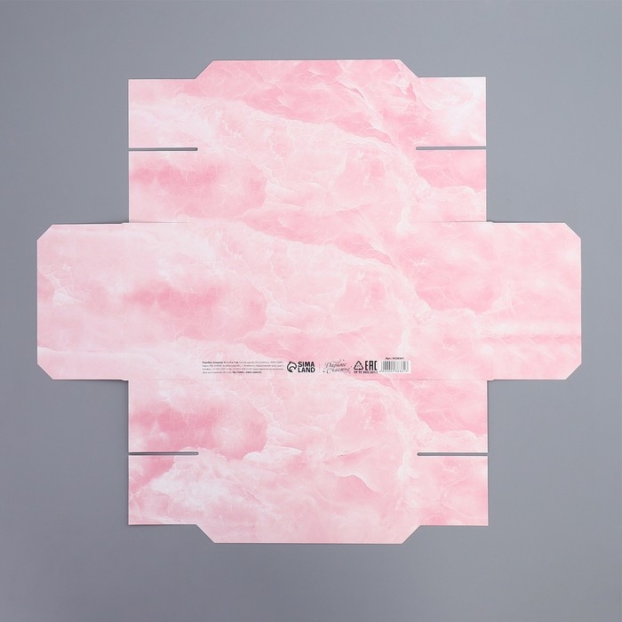 Коробка подарочная складная, упаковка, &laquo;8 марта&raquo;, 21 х 15 х 7 см