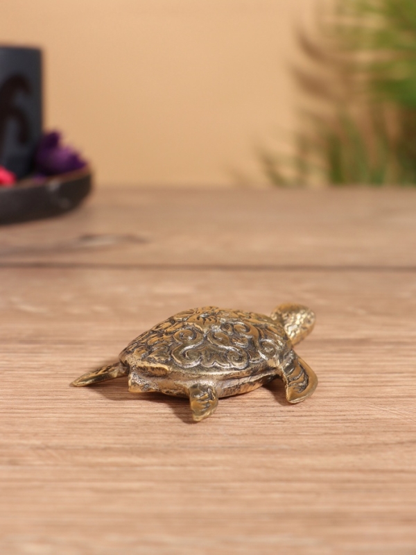 Сувенир бронза "Черепаха" 8х7х2 см