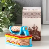 Шкатулка "Утюжок цветной" 7,5х11х7 см