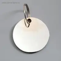 Адресник под гравировку "Лапа", фасовка по 6 шт, 2,5 см, микс цветов