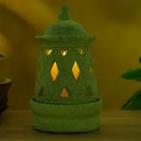 Подсвечник терракота "Фонарь" 16х16х26 см