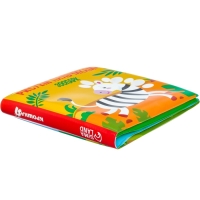 Книжка - игрушка для ванны Крошка Я &laquo;Рисуем пальчиками: зоопарк&raquo;, водная раскраска