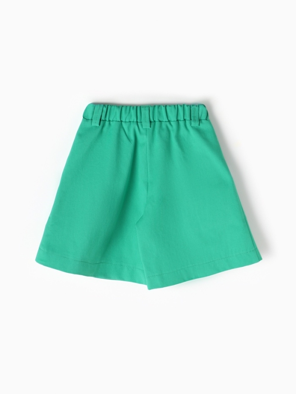 Шорты для девочки, MINAKU, цвет зелёный, рост 110 см