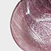 Салатник стеклянный &laquo;Драхна&raquo;, d=15 см, цвет бордовый