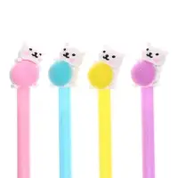 Ручка - прикол гелевая Calligrata &laquo;Котенок с клубком&raquo;, МИКС