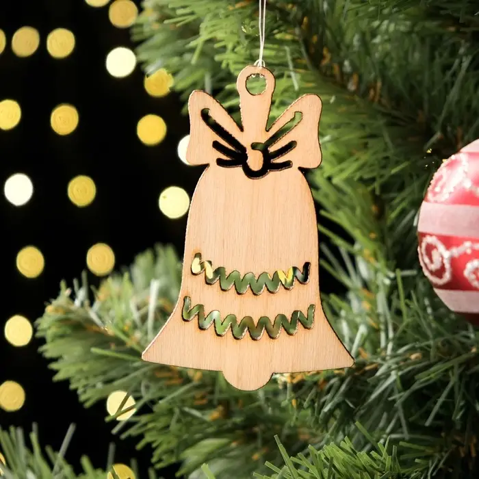 Елочная игрушка &laquo;Колокольчик&raquo; 8&times;9 см