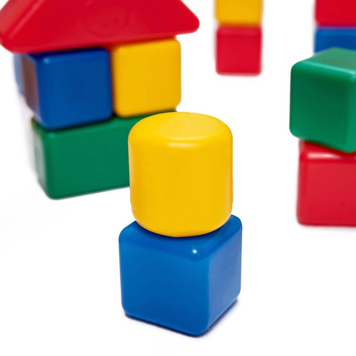 Строительный набор, 60 элементов, 40×40 мм Строительный набор, 60 элементов, 40×40 мм