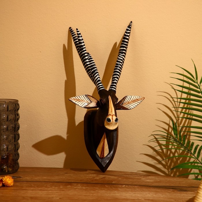 Панно настенное "Газель" албезия 25х15х35 см