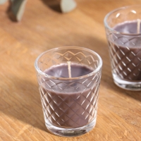 Свеча ароматическая в стакане (набор 3 шт) по 50 мл, 10 ч, 32 гр, АРАБИКА