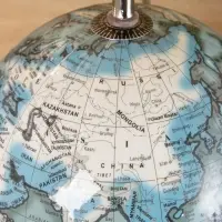 Глобус сувенирный, 18&times;15&times;26 см, подставка металл