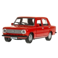 Машинка металлическая &laquo;ВАЗ-2101&raquo;, ретро - модель &laquo;Копейка&raquo;, открываются двери, багажник, инерция, 12 см, красный