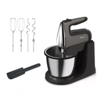 Стационарный миксер Powermix Silence HM654E10, 600 Вт, серый