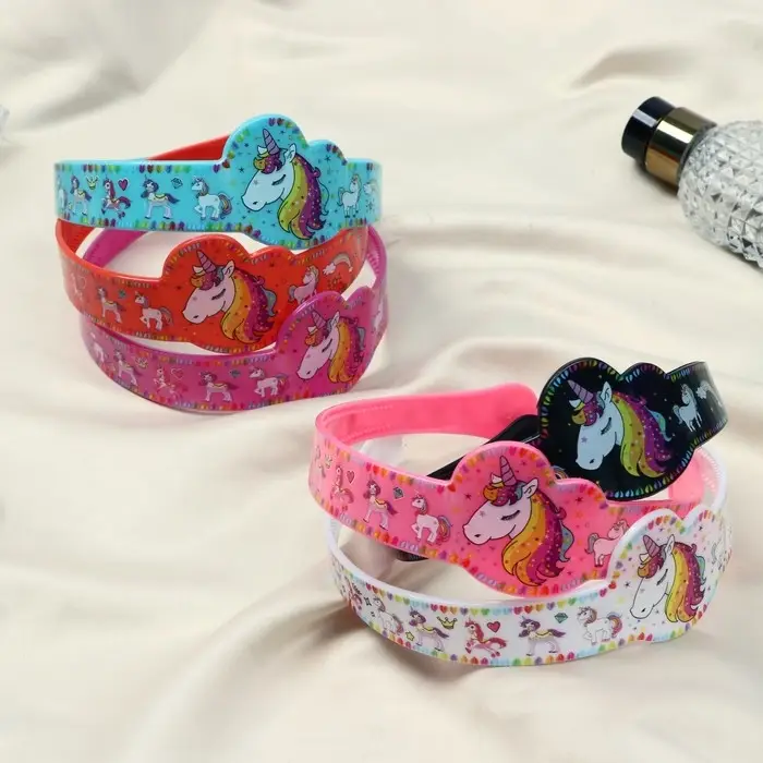 Ободок для волос &laquo;Счастливый единорог&raquo;, 4.5 см, МИКС