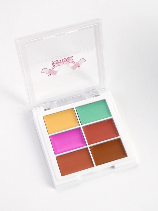 Палетка консилеров для лица, 6 цв, водостойкая