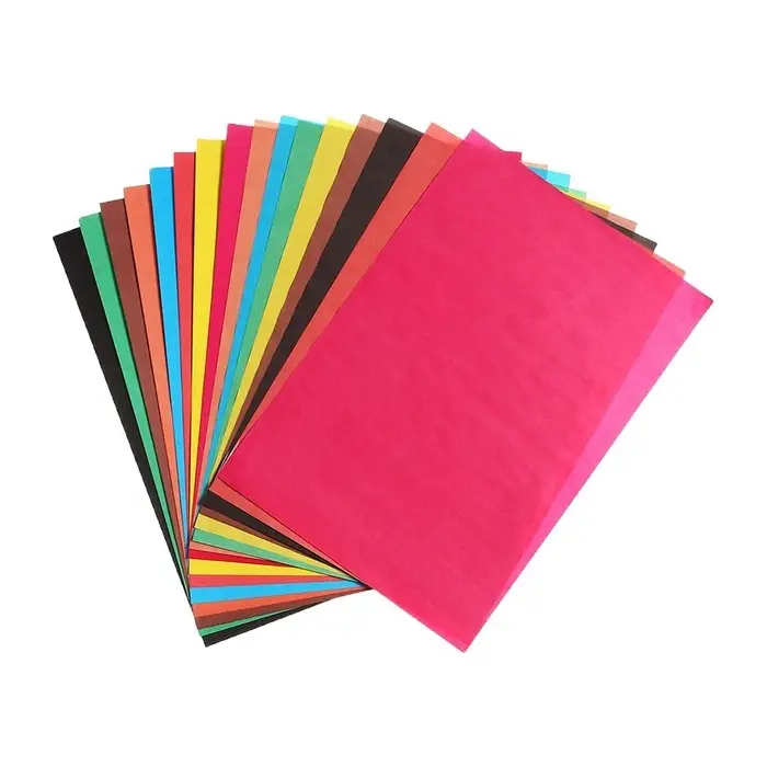 Набор А4 Calligrata, 8 листов, 8 цветов, немелованный картон и 8 листов, 8 цветов двухсторонняя бумага, в папке