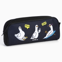 Пенал школьный текстильный &laquo;Чилим&raquo; Чайка, 20&times;8&times;4 см