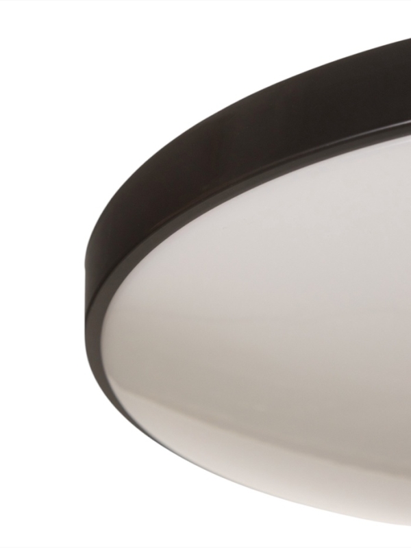 Светильник "Минимал" круг LED 24Вт 6500К (быстросъемный механизм) черный 26,5х26,5х4,5см