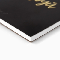 Скетчбук &laquo;Мечтай.Создавай.Действуй ЧЕРНЫЙ&raquo; А5, 40 л, 100 г/м