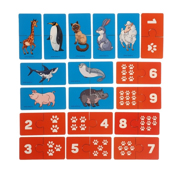 Пазлы для малышей &laquo;Умные зверята&raquo;