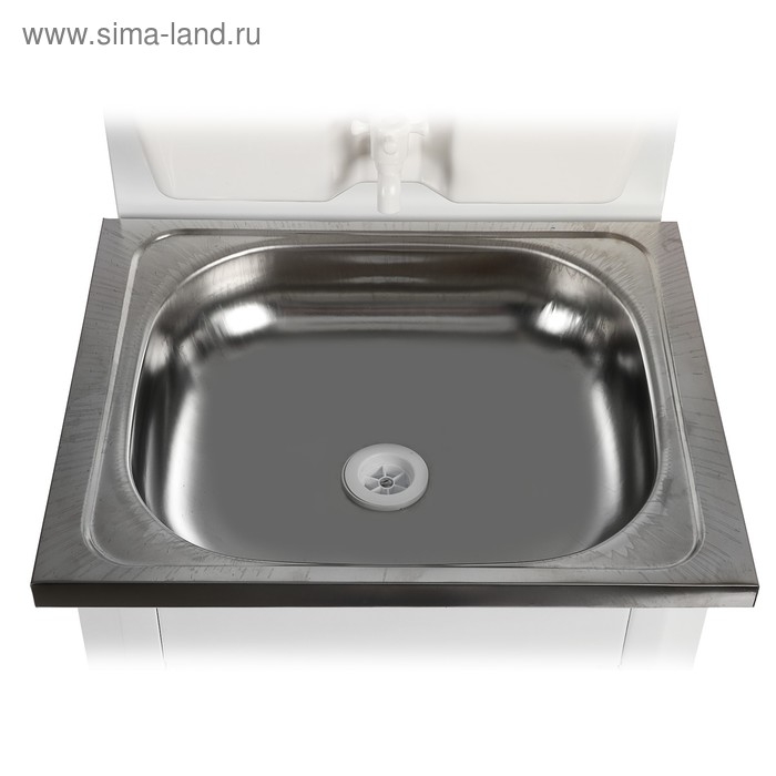 Умывальник "ТермМикс", с ЭВН, нержавеющая мойка, пластиковый бак, 1250 Вт, 17 л, белый