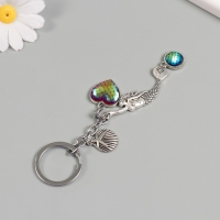 Брелок от сглаза металл "Русалочка" 9,5 см Брелок от сглаза металл "Русалочка" 9,5 см