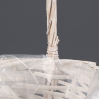 Набор корзин &laquo;Вьюнок&raquo;, 3 шт, 30&times;14,5/36 см, 24&times;12,5/31 см, 19,5&times;10,5/25,5 см, ива