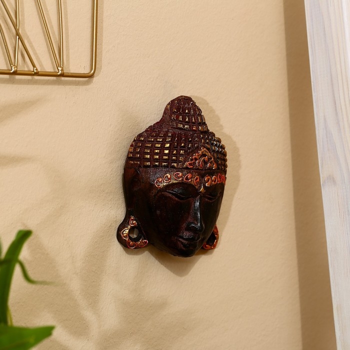 Сувенир "Голова Будды" албезия 15 см