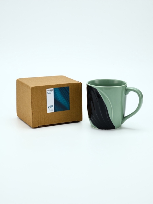 Кружка керамическая Dolce Ceramo. &laquo;Альпы&raquo;, 300 мл